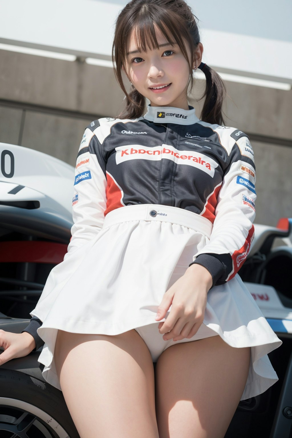 女性レーシングドライバー 3