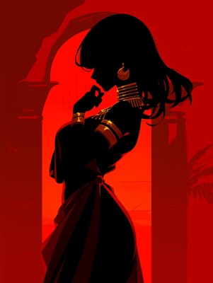 Cleopatra - silhouette-