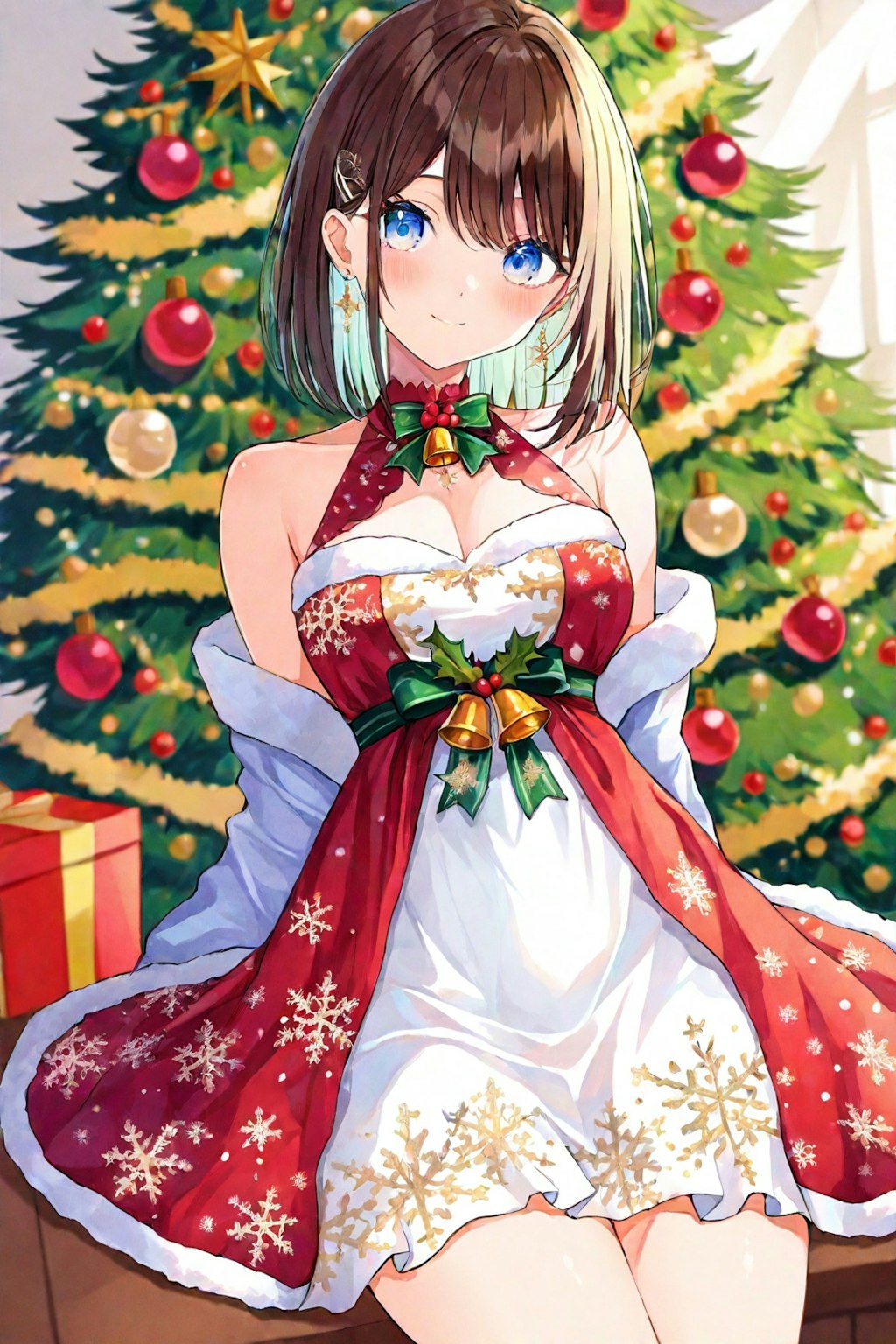 クリスマスドレス。