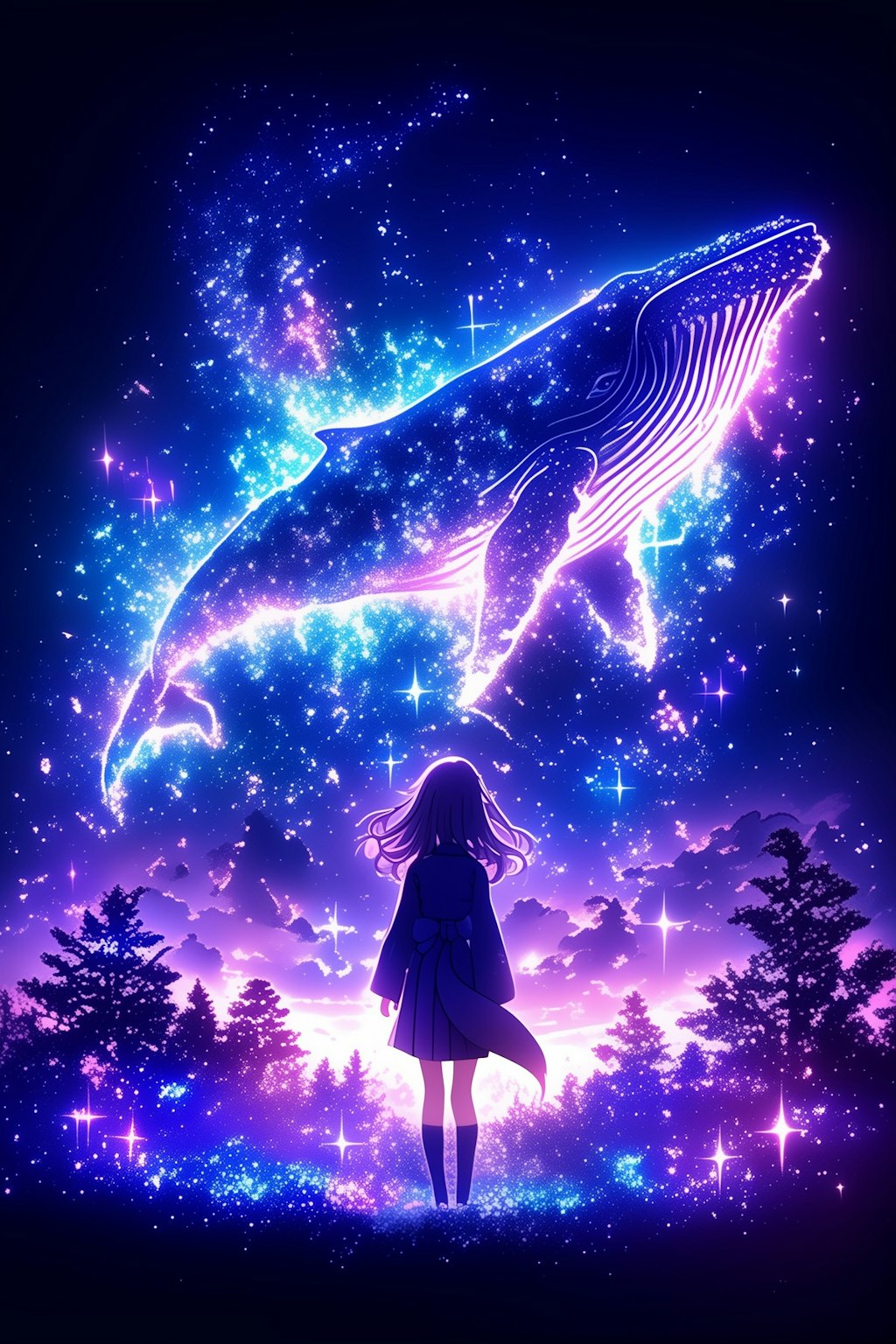 狐の少女とクジラの幻想