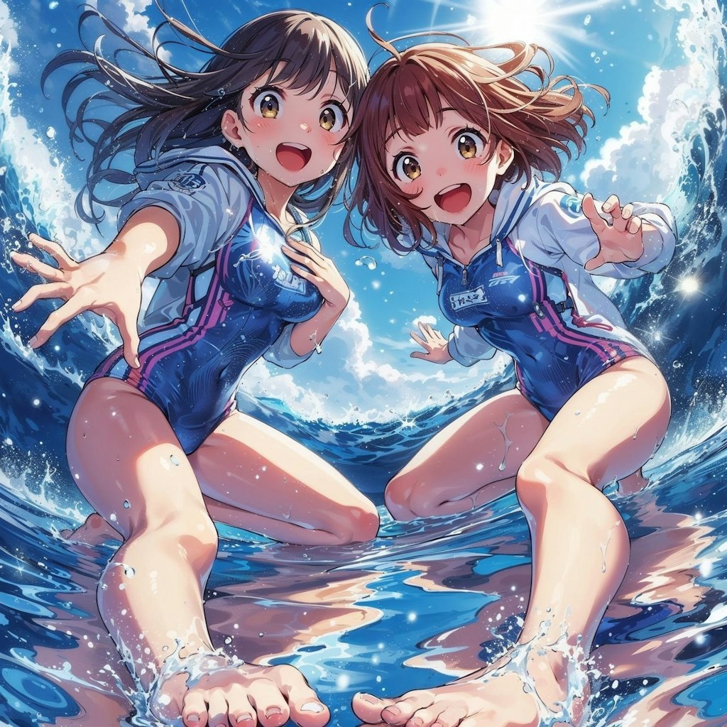 海辺少女たち