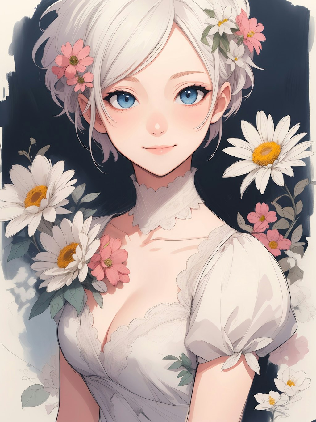 white flower