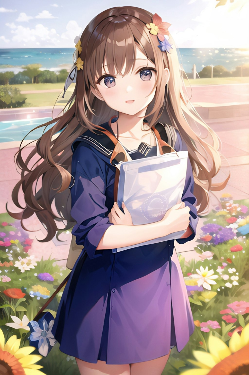 公園の女の子