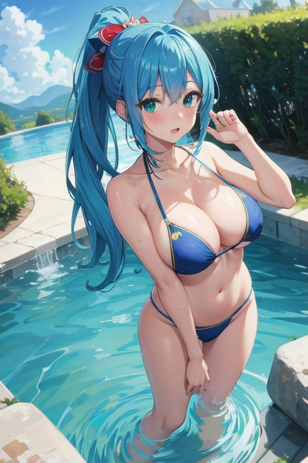 水着の季節も終わりだね👙