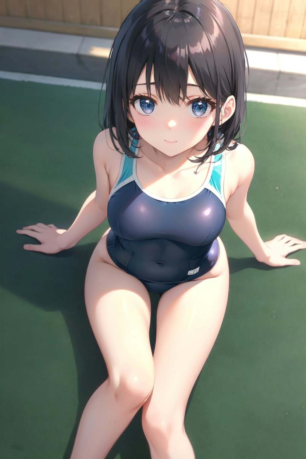 スクール水着の女の子