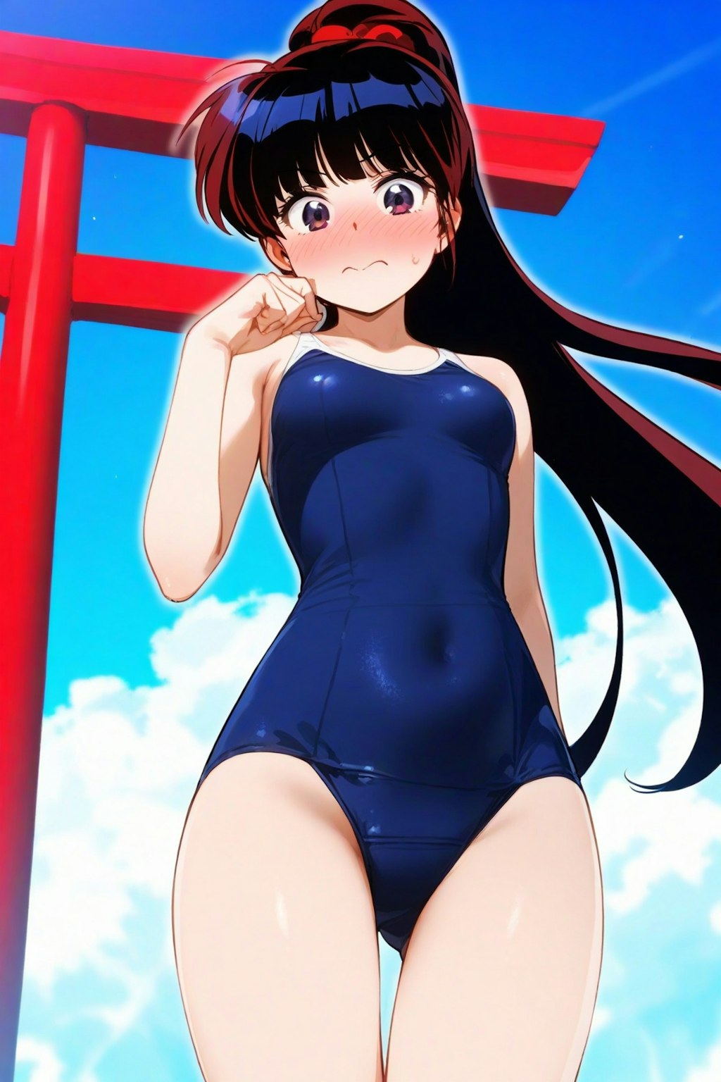 冥王せつなのスク水禊！