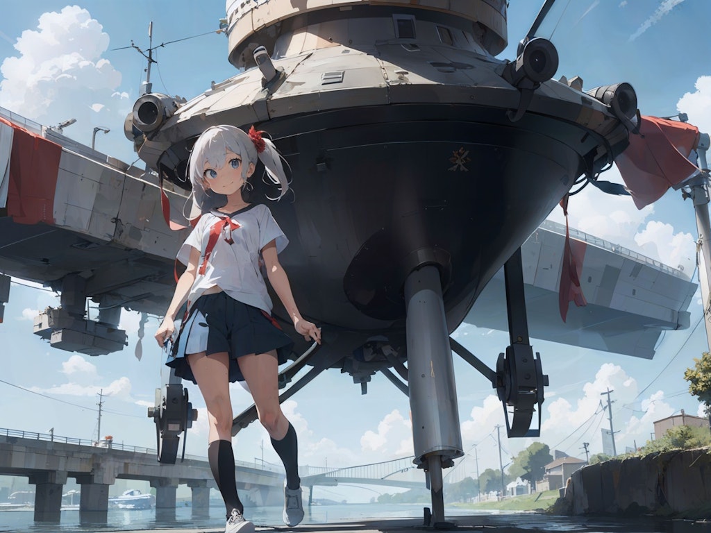 宇宙船と謎の少女