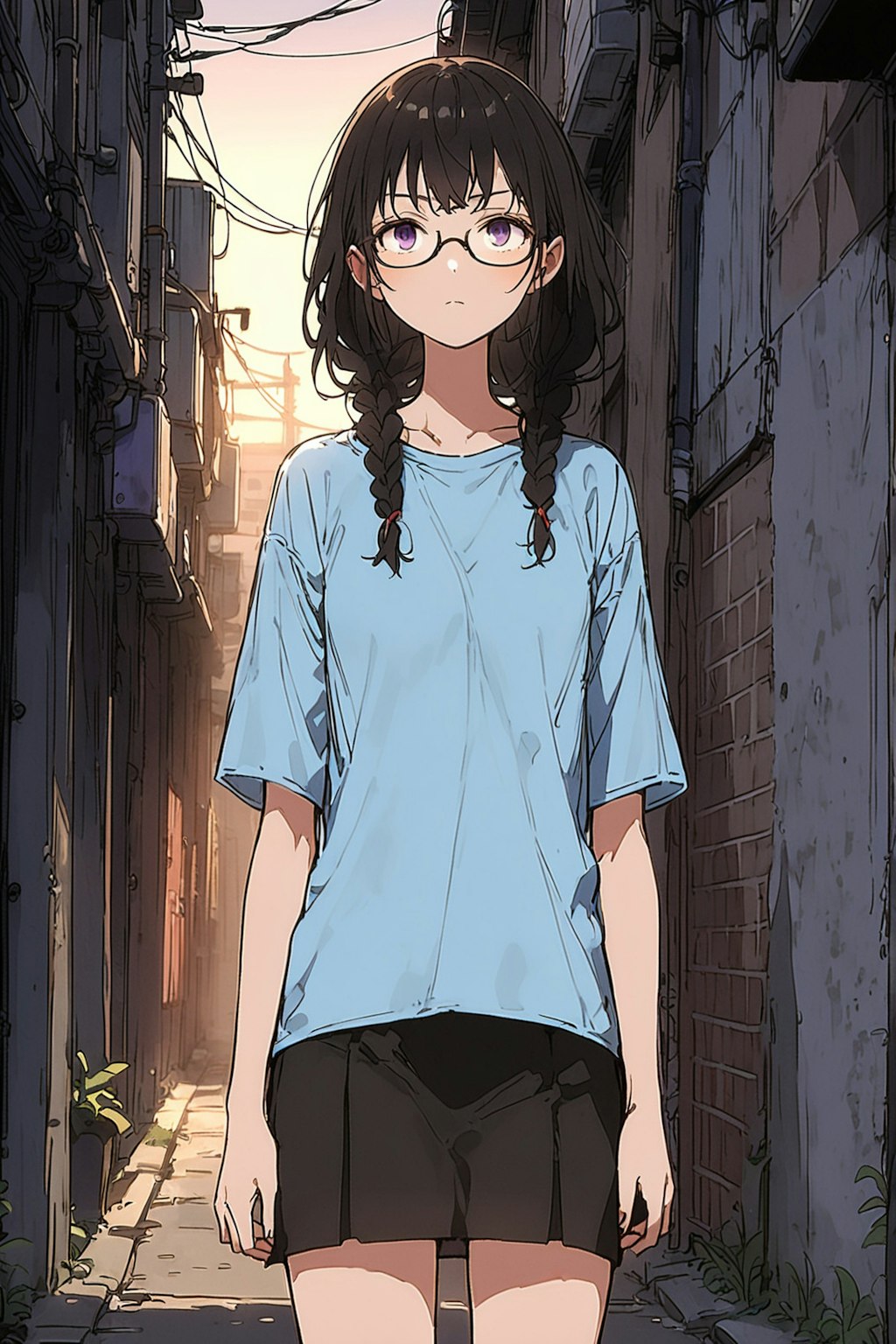 路地裏の少女⑪