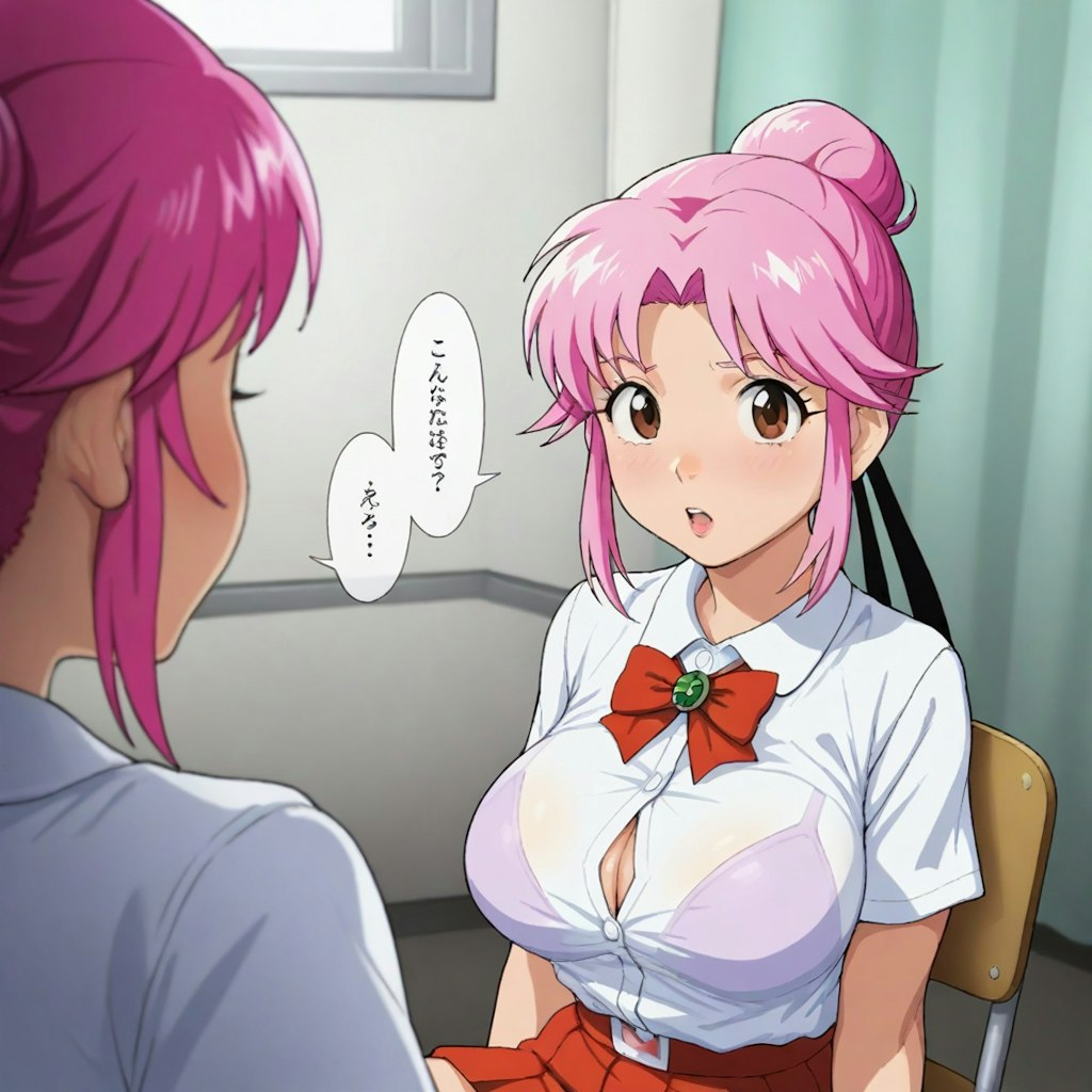 マァムとレオナも暑けりゃ脱ぐ。