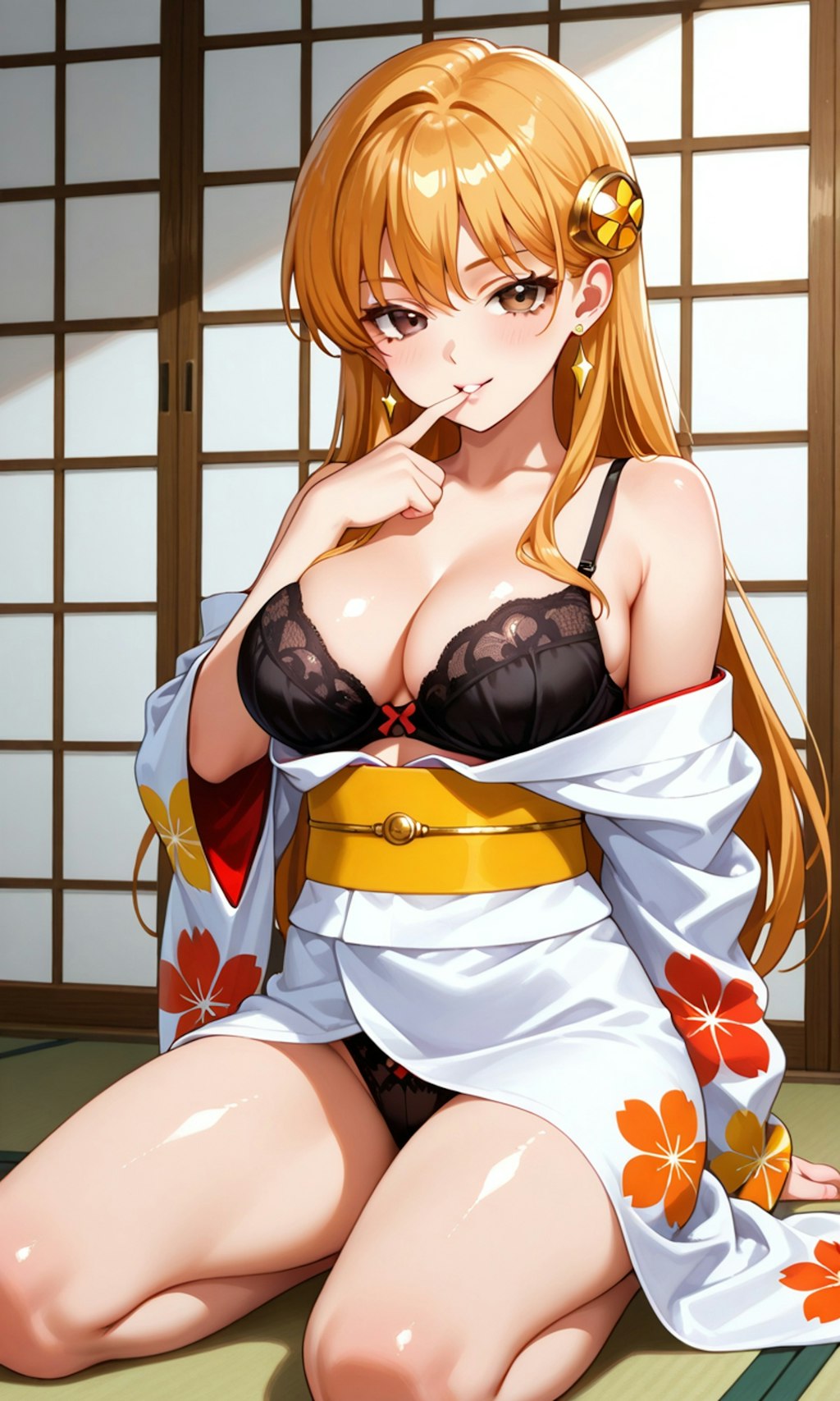 マァムとレオナも暑けりゃ脱ぐ。