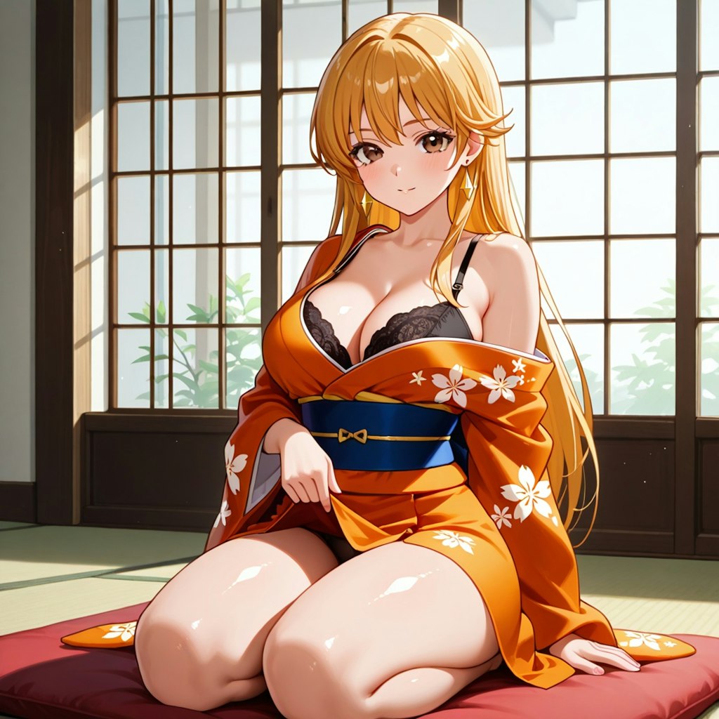 マァムとレオナも暑けりゃ脱ぐ。