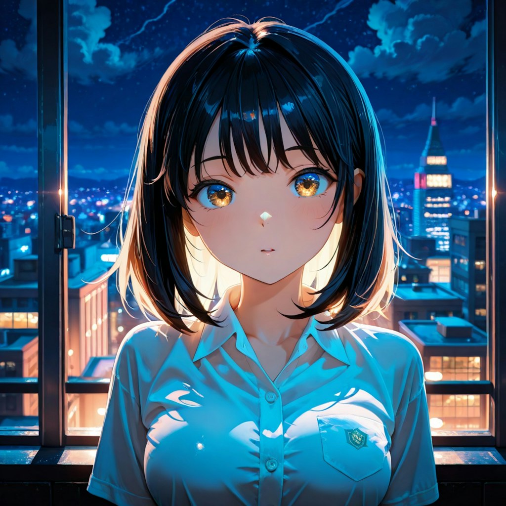 one girl