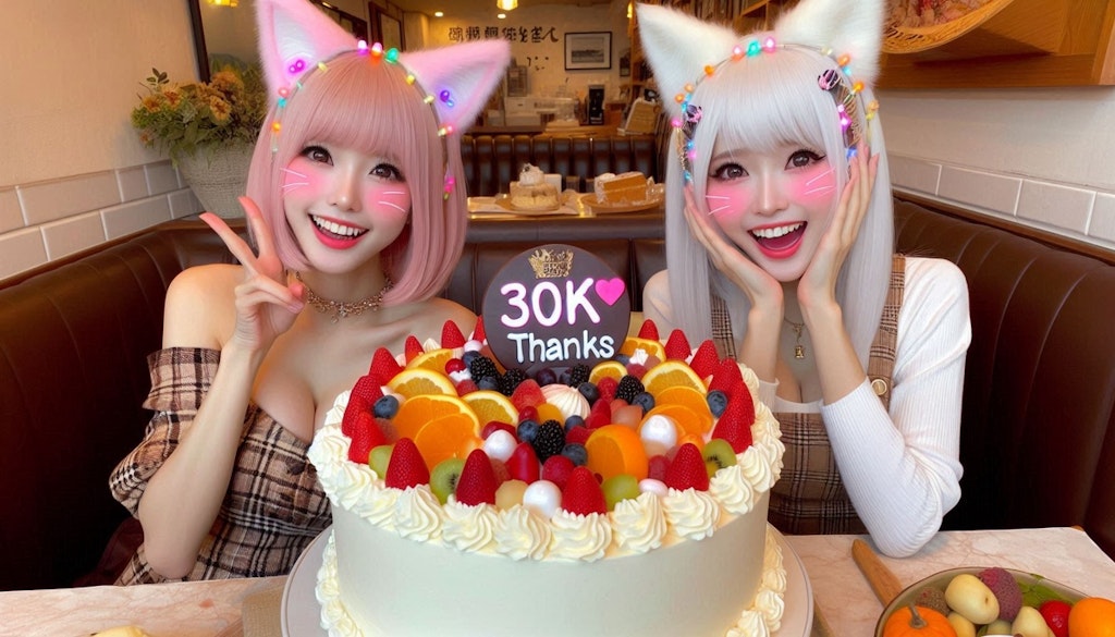 ３０Ｋいいね、ありがとうございます💛