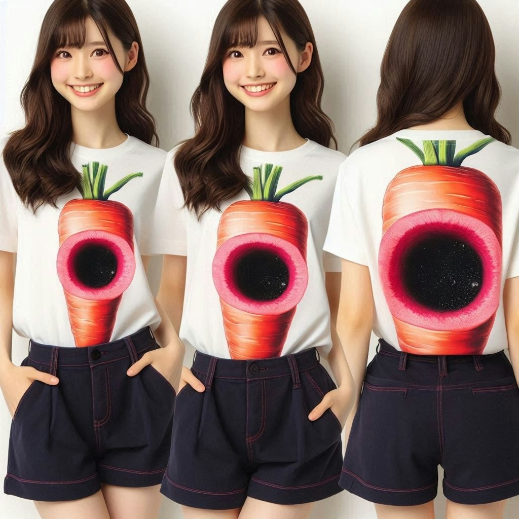 センスの悪い野菜Tシャツ