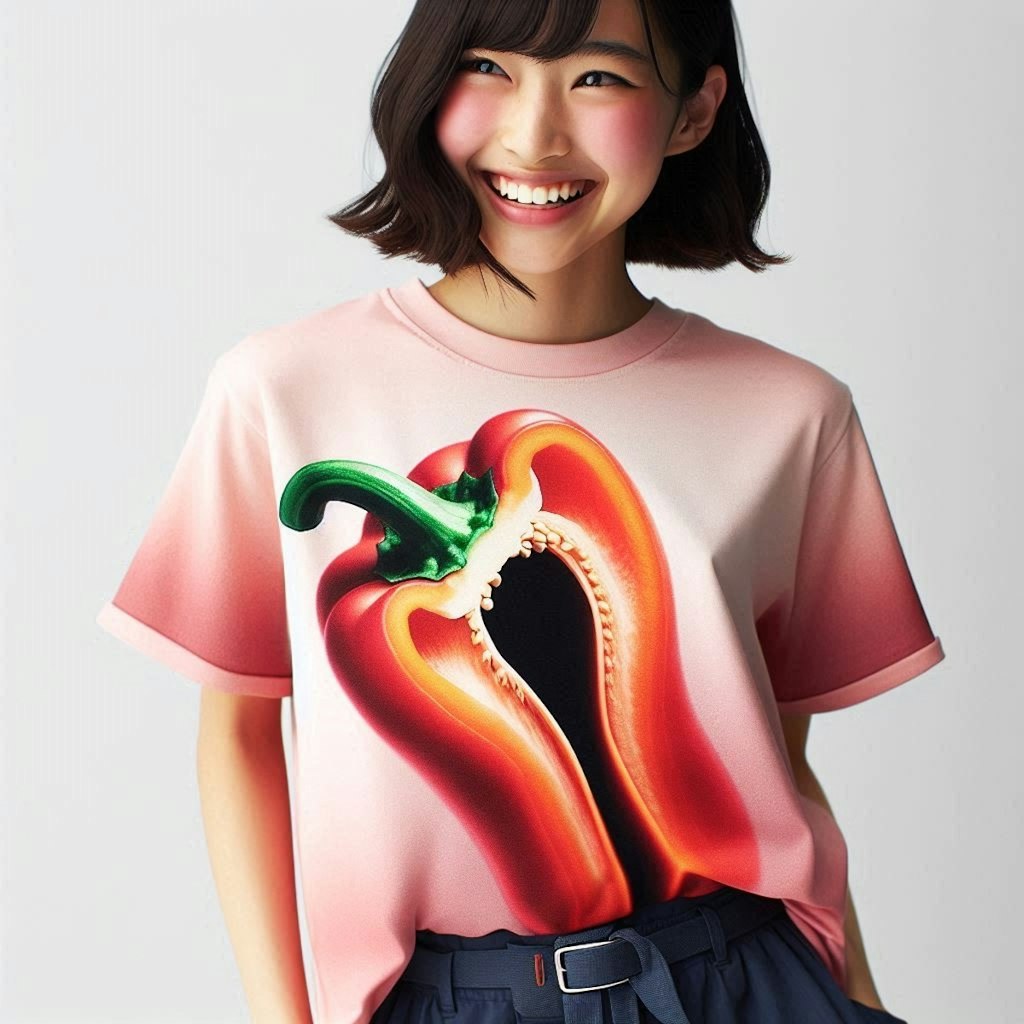 センスの悪い野菜Tシャツ