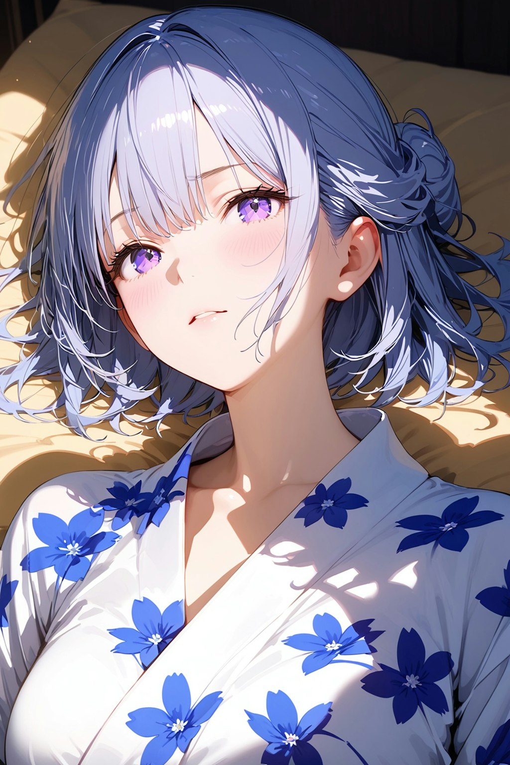 (934HQ)銀髪ちゃん和室