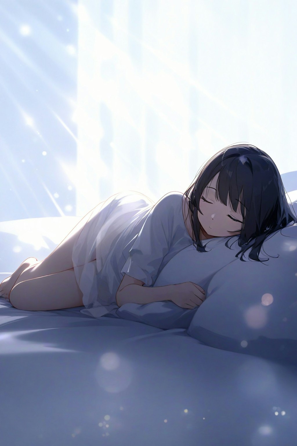 眠る少女