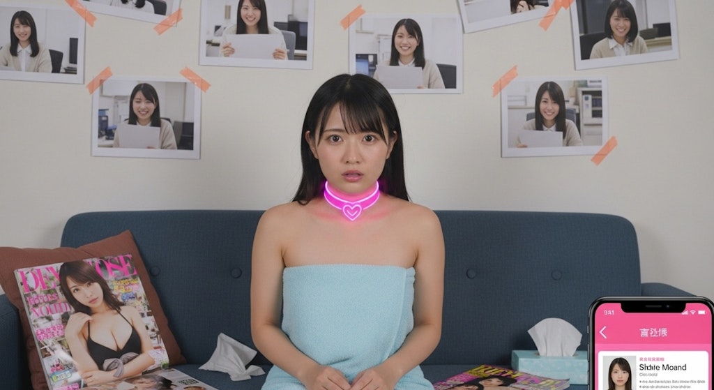 アプリを使って憧れの先輩を好き放題する