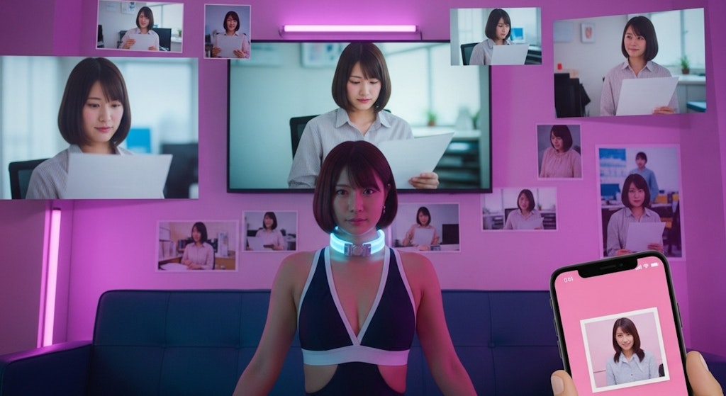 アプリを使って憧れの先輩を好き放題する