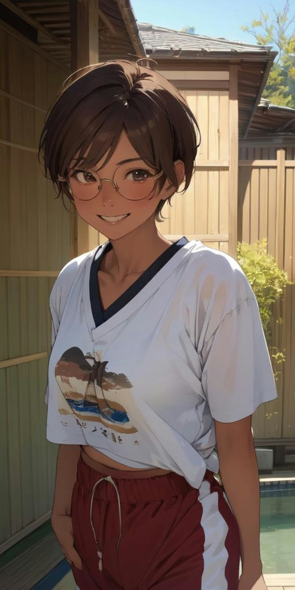 日焼け少女のTシャツコレクション