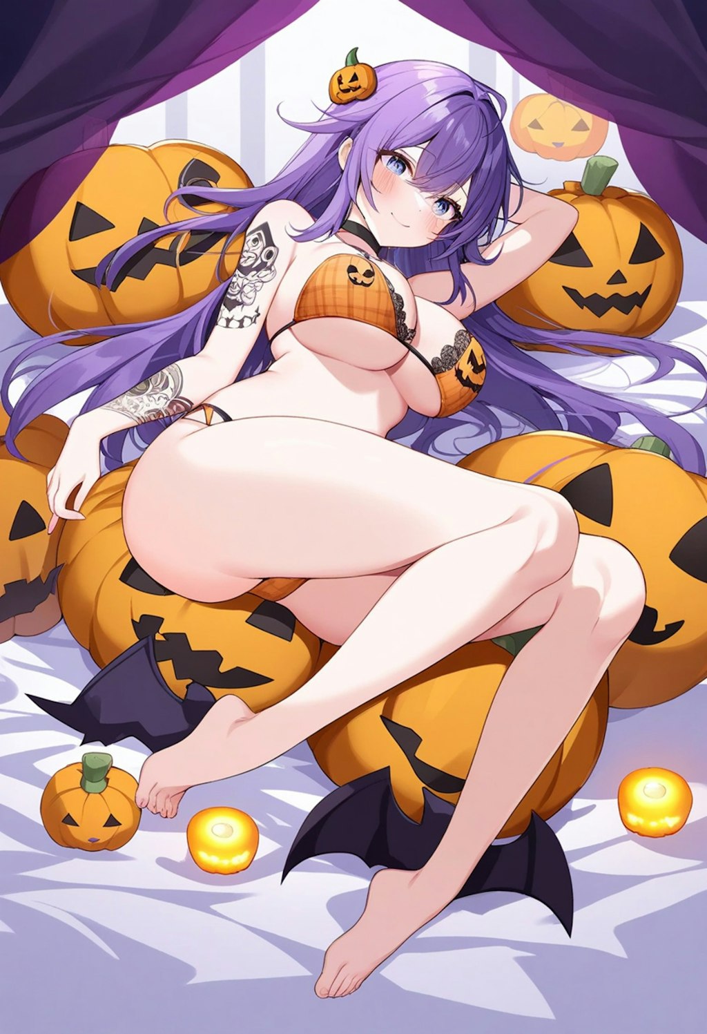 モア💕のジャックオーランタンビキニ🎃👙