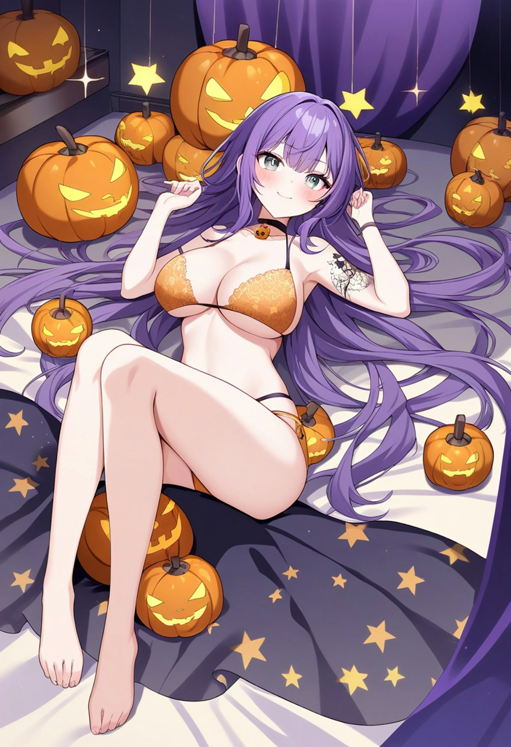 モア💕のジャックオーランタンビキニ🎃👙