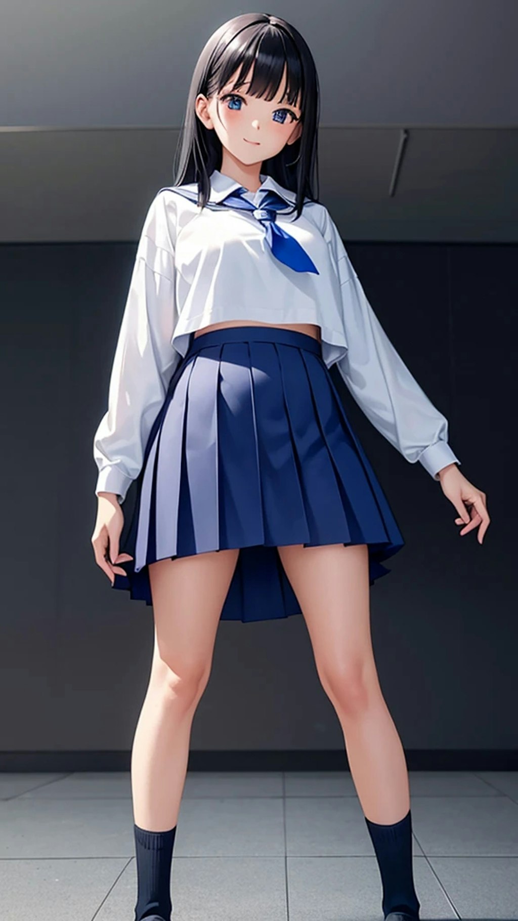 セーラー服と「おい、靴を舐めろw」