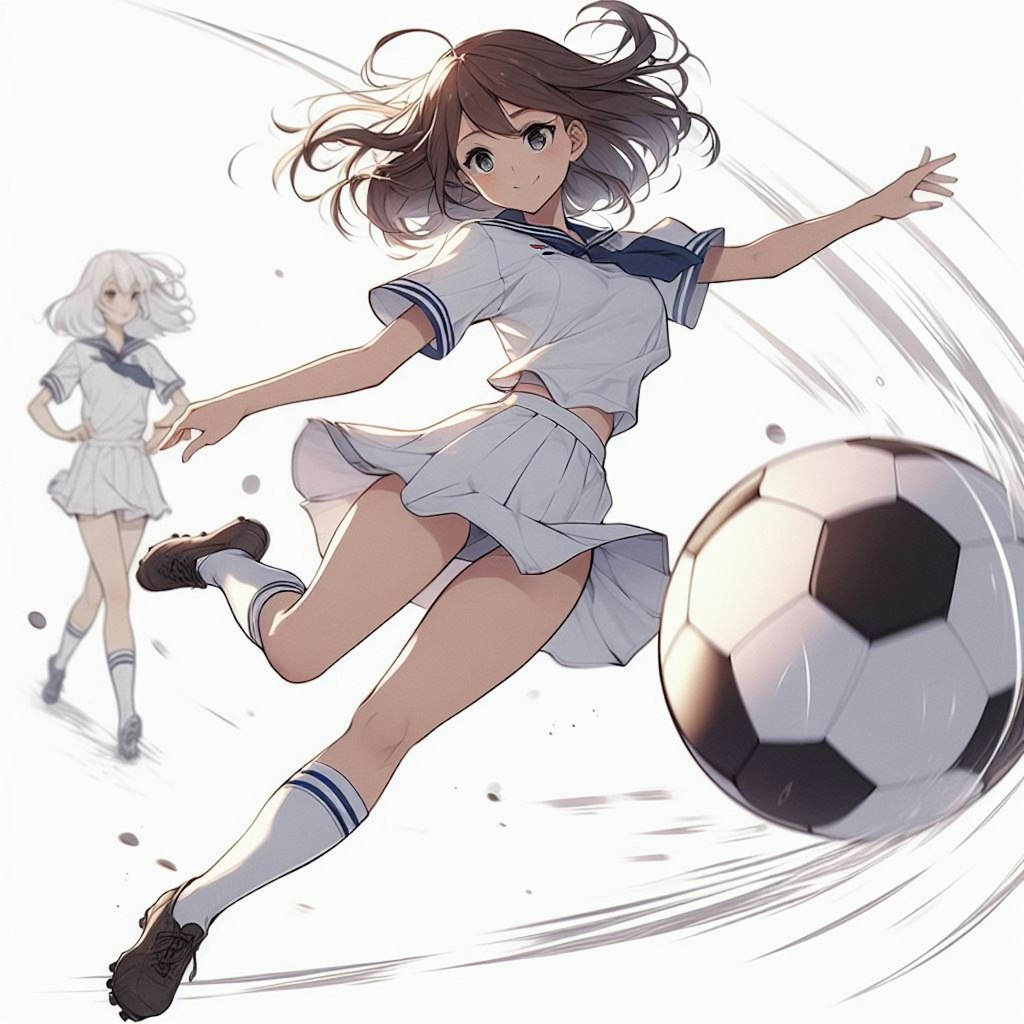 パンチラサッカー（Copilot）