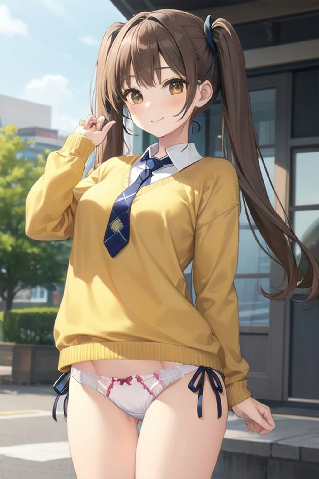 School twintails girl