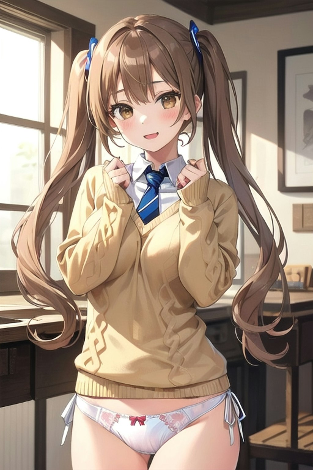 School twintails girl