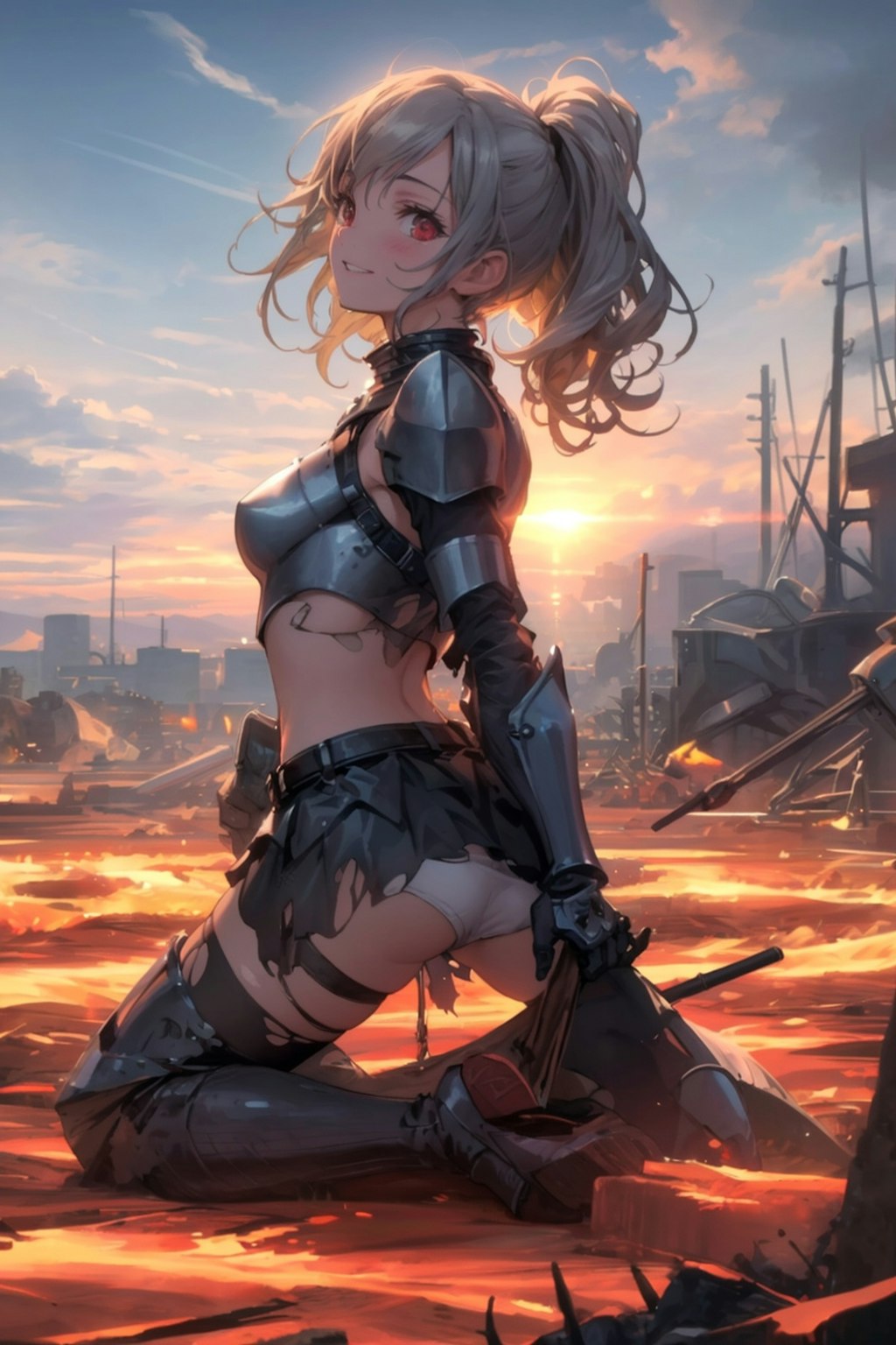 夕焼けの女戦士ちゃん