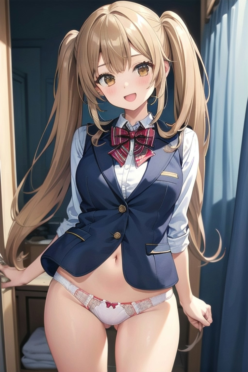 School twintails girl