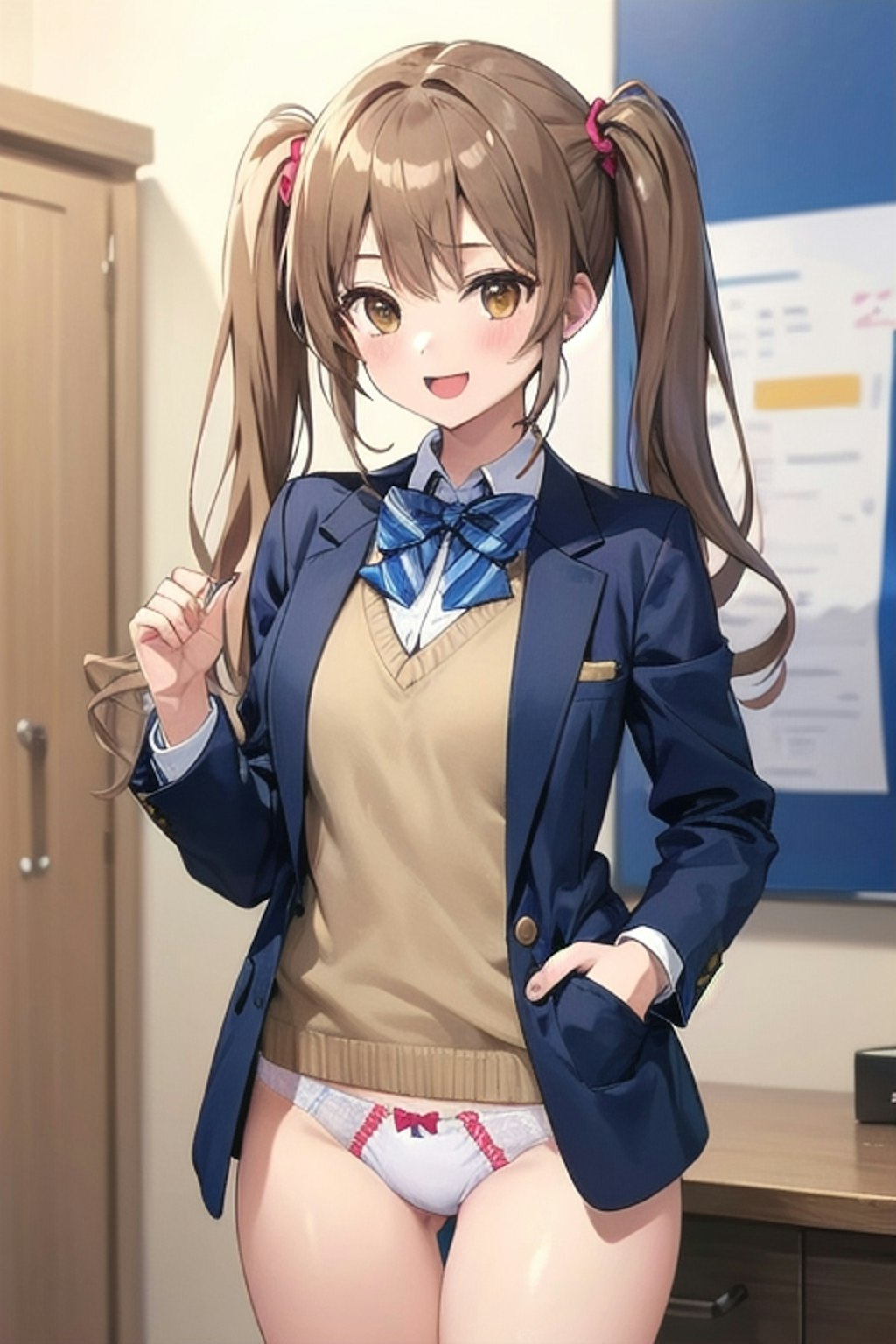 School twintails girl