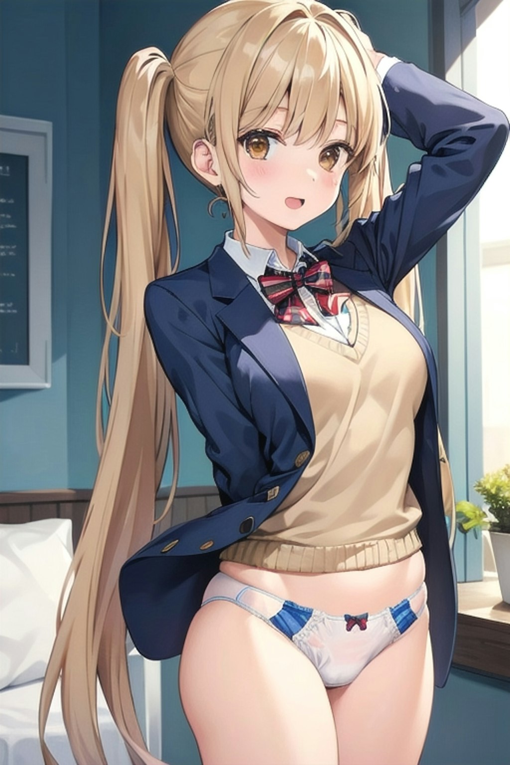 School twintails girl