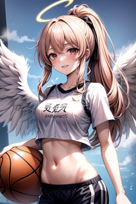 スポーツウェア×天使