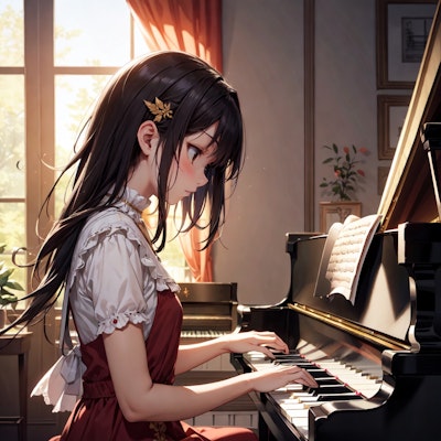 午後のピアノレッスン