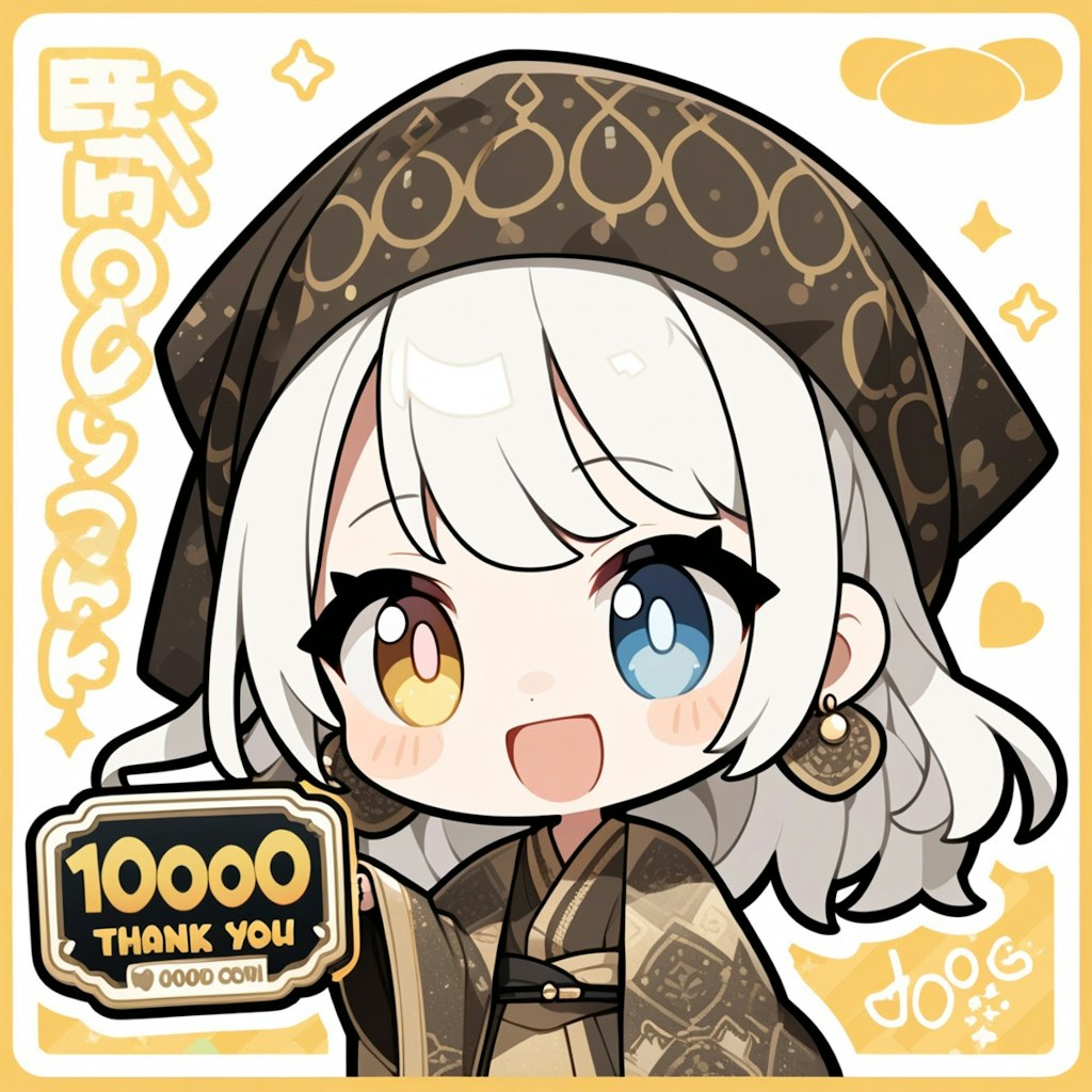 10,000いいねありがとう