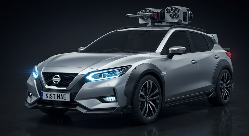 日産コンセプト軍用車　レーザーガン搭載