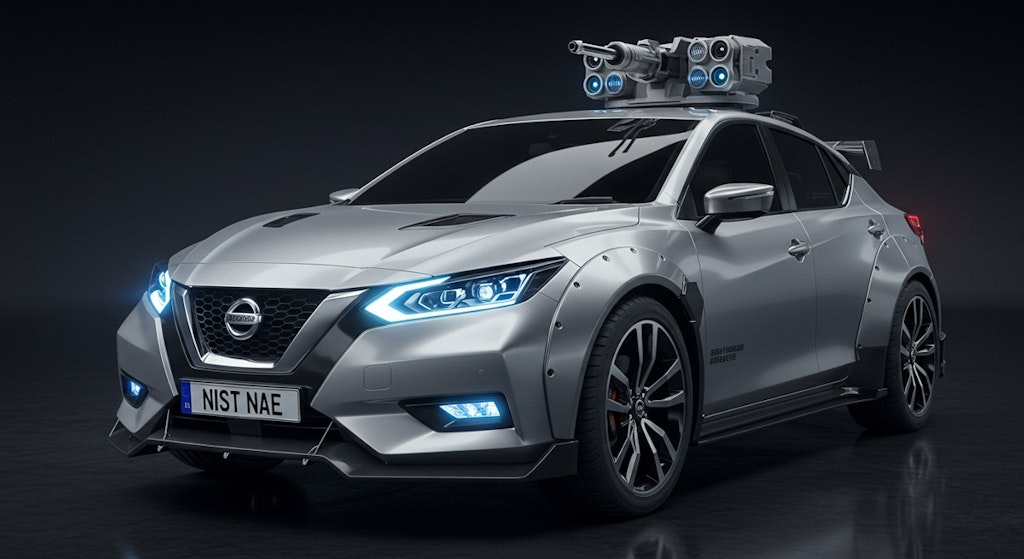日産コンセプト軍用車　レーザーガン搭載