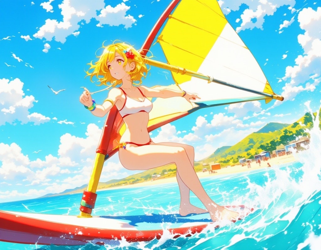 ユイのウインドサーフィン冒険