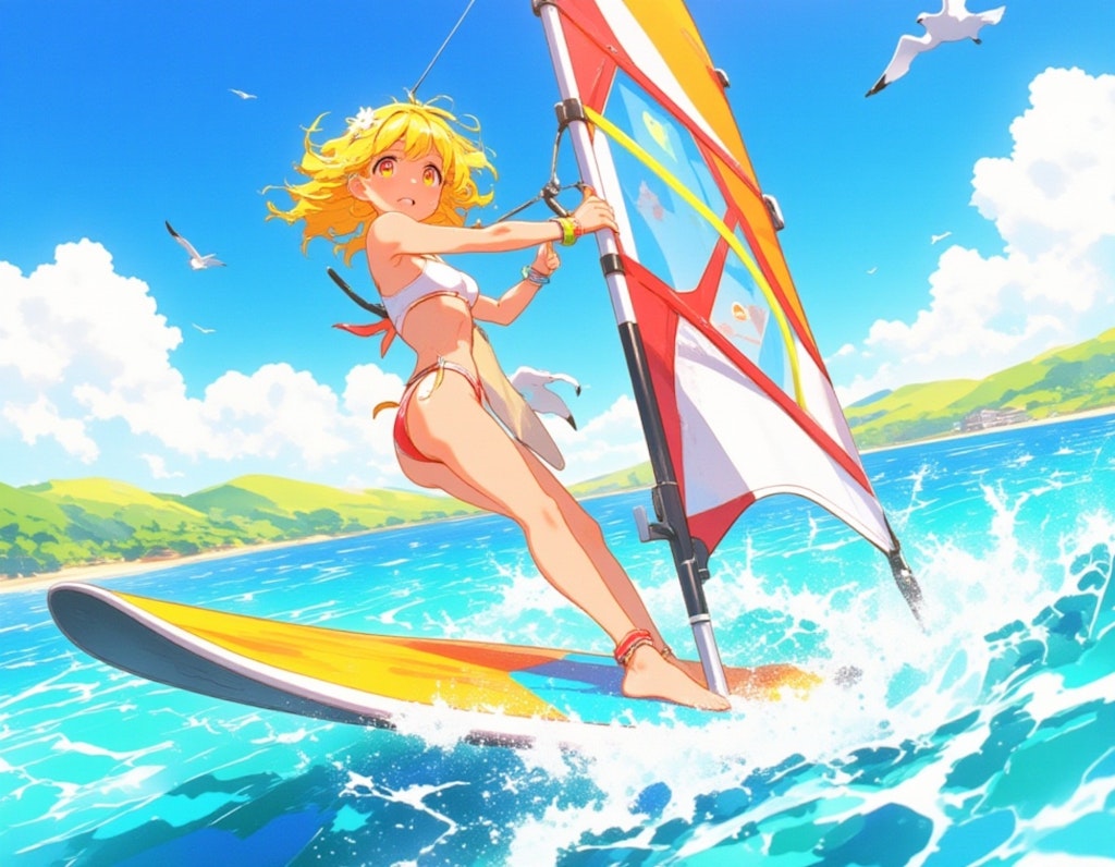 ユイのウインドサーフィン冒険
