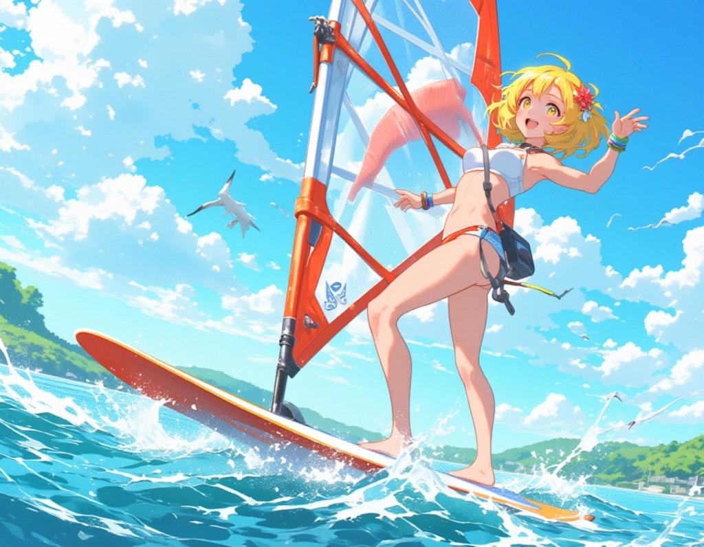 ユイのウインドサーフィン冒険