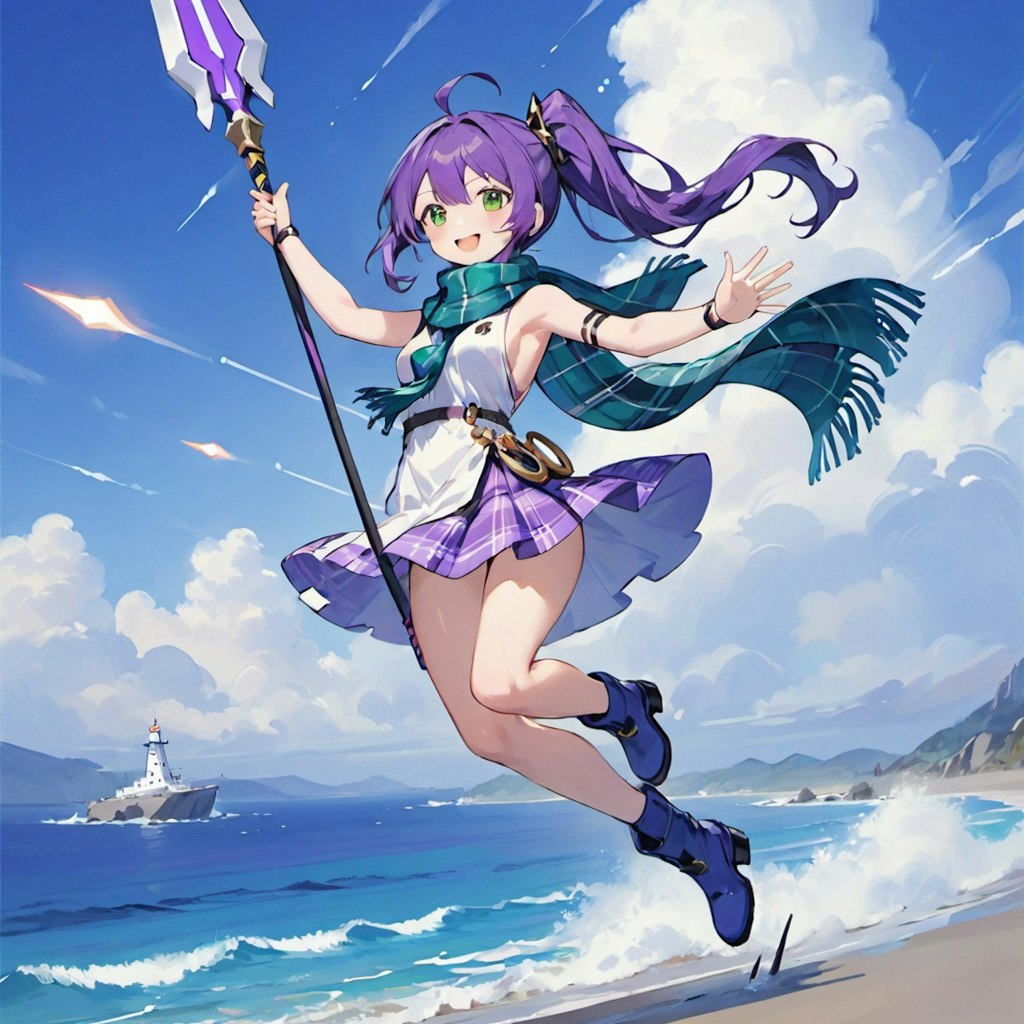 軍艦擬人化ゲームのファンアート