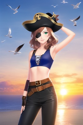 海賊の女の子