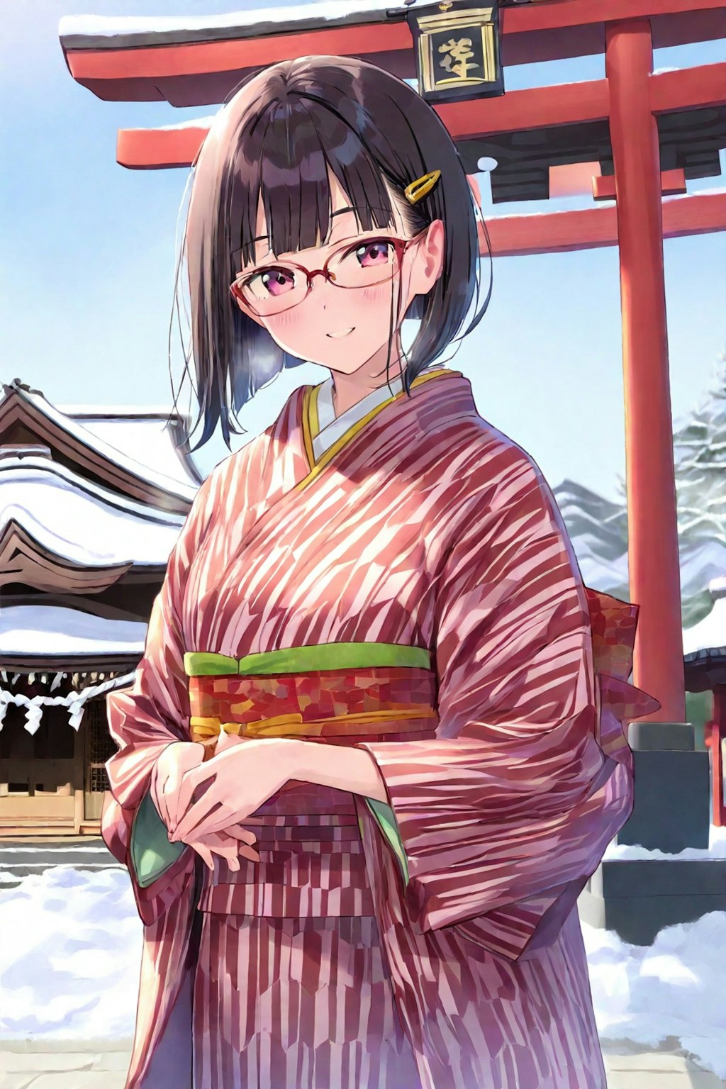 メガネちゃん👓✨の初詣⛩