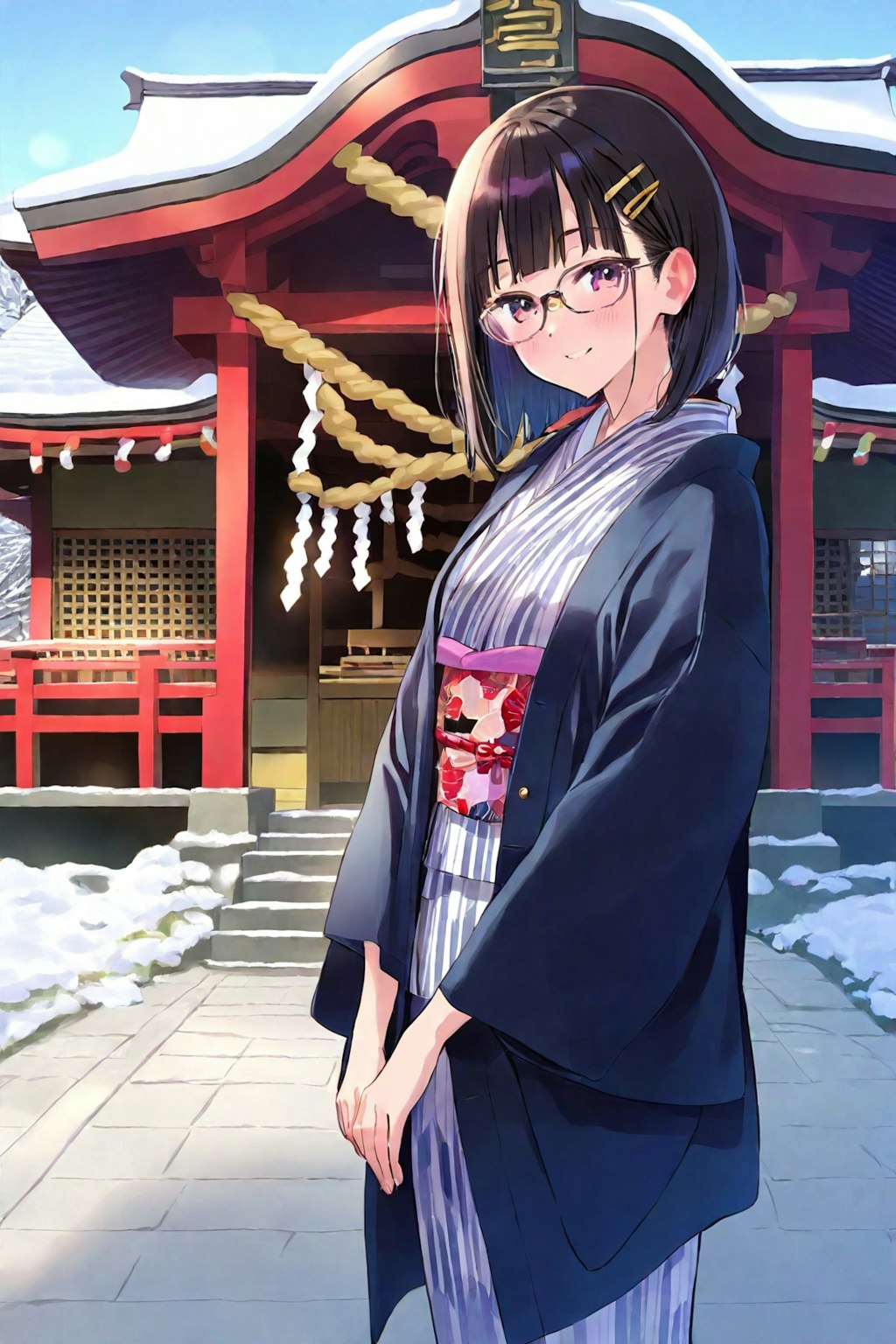 メガネちゃん👓✨の初詣⛩