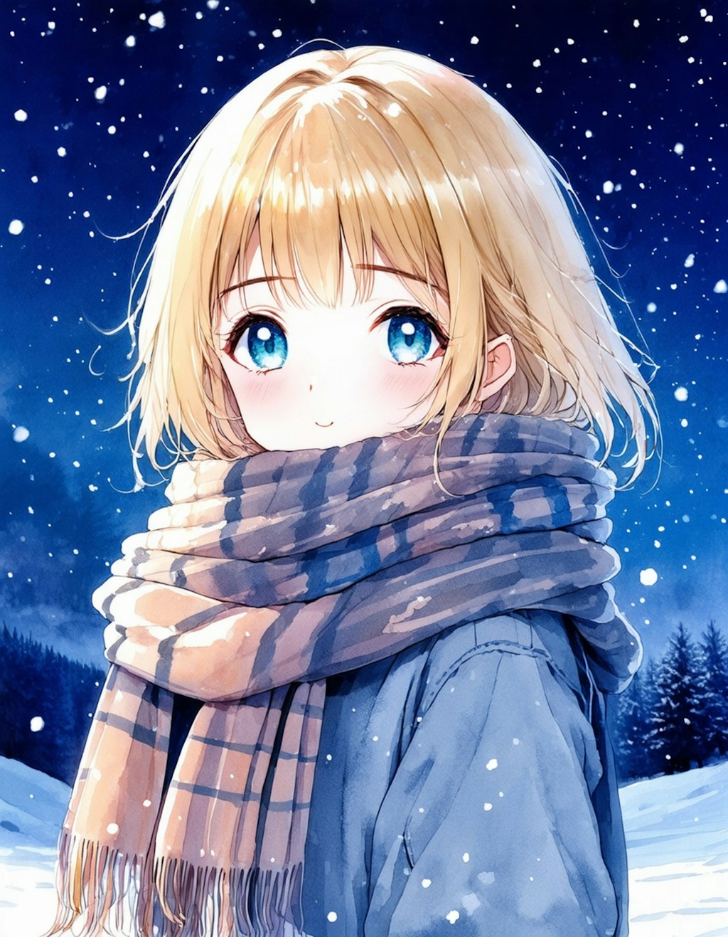 Snowy night