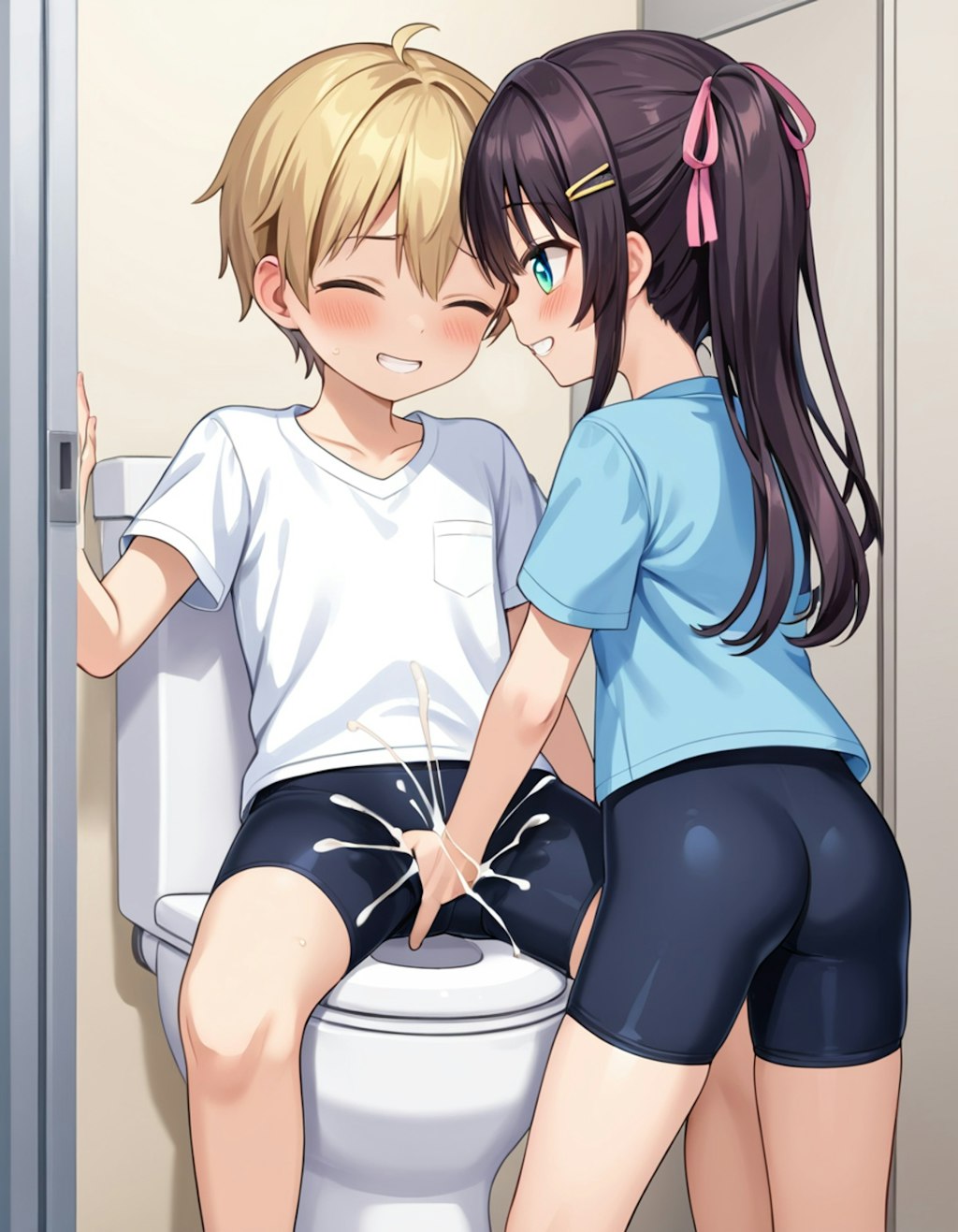 弟友をトイレで揉み抜きｗｗ