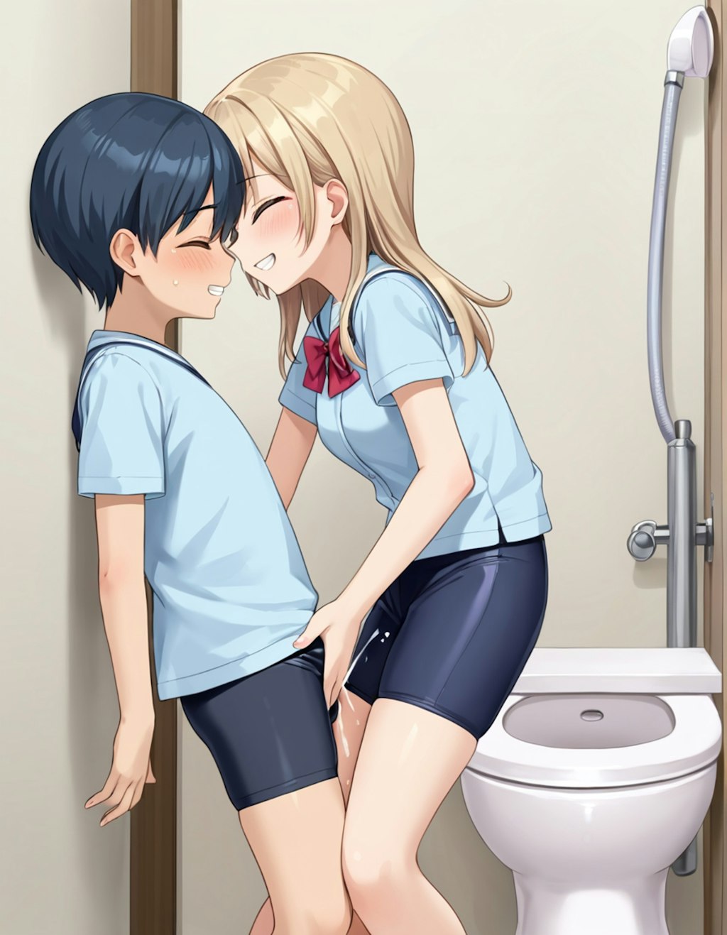 弟友をトイレで揉み抜きｗｗ