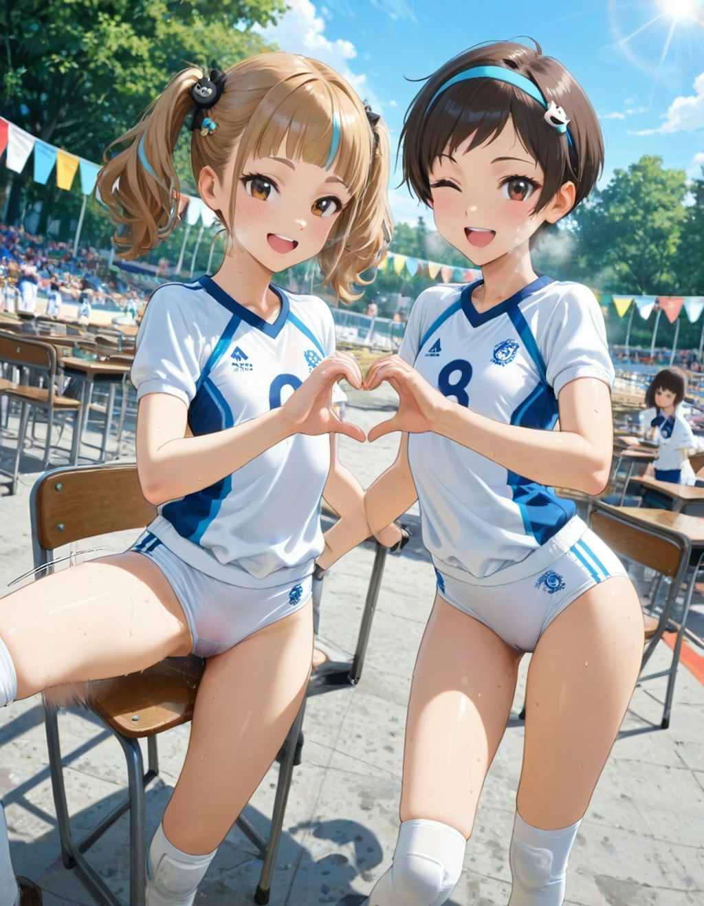 体育祭の部活紹介【バレー部】